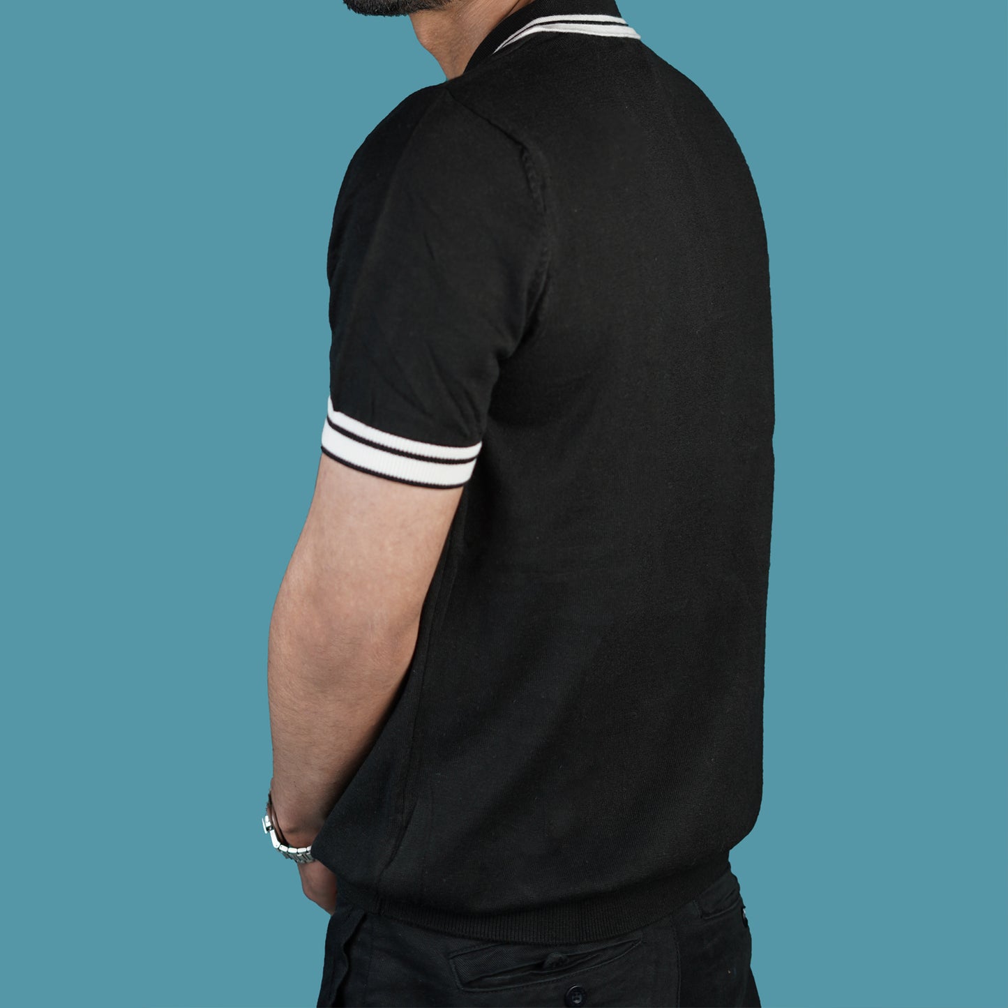 Men’s Classic Black Polo Shirt