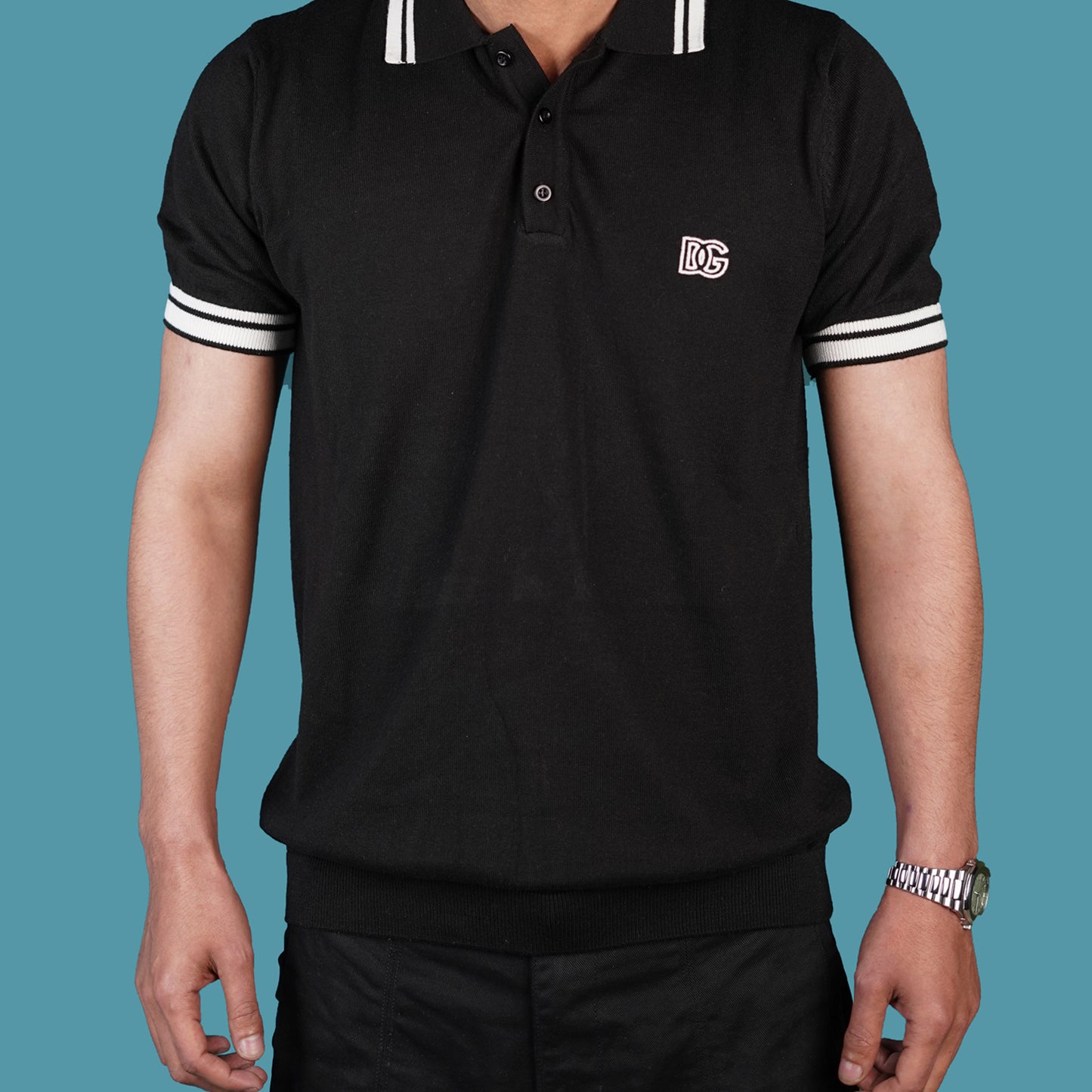 Men’s Classic Black Polo Shirt